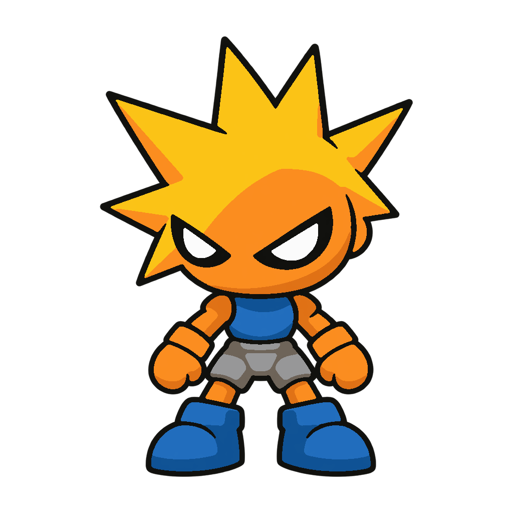 Yellow spike fighter