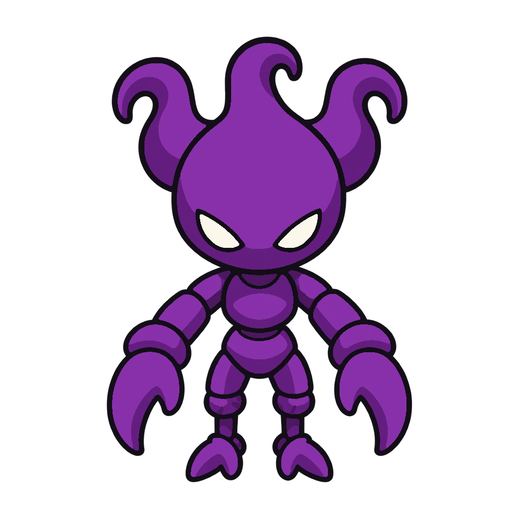 Purple tendril creature